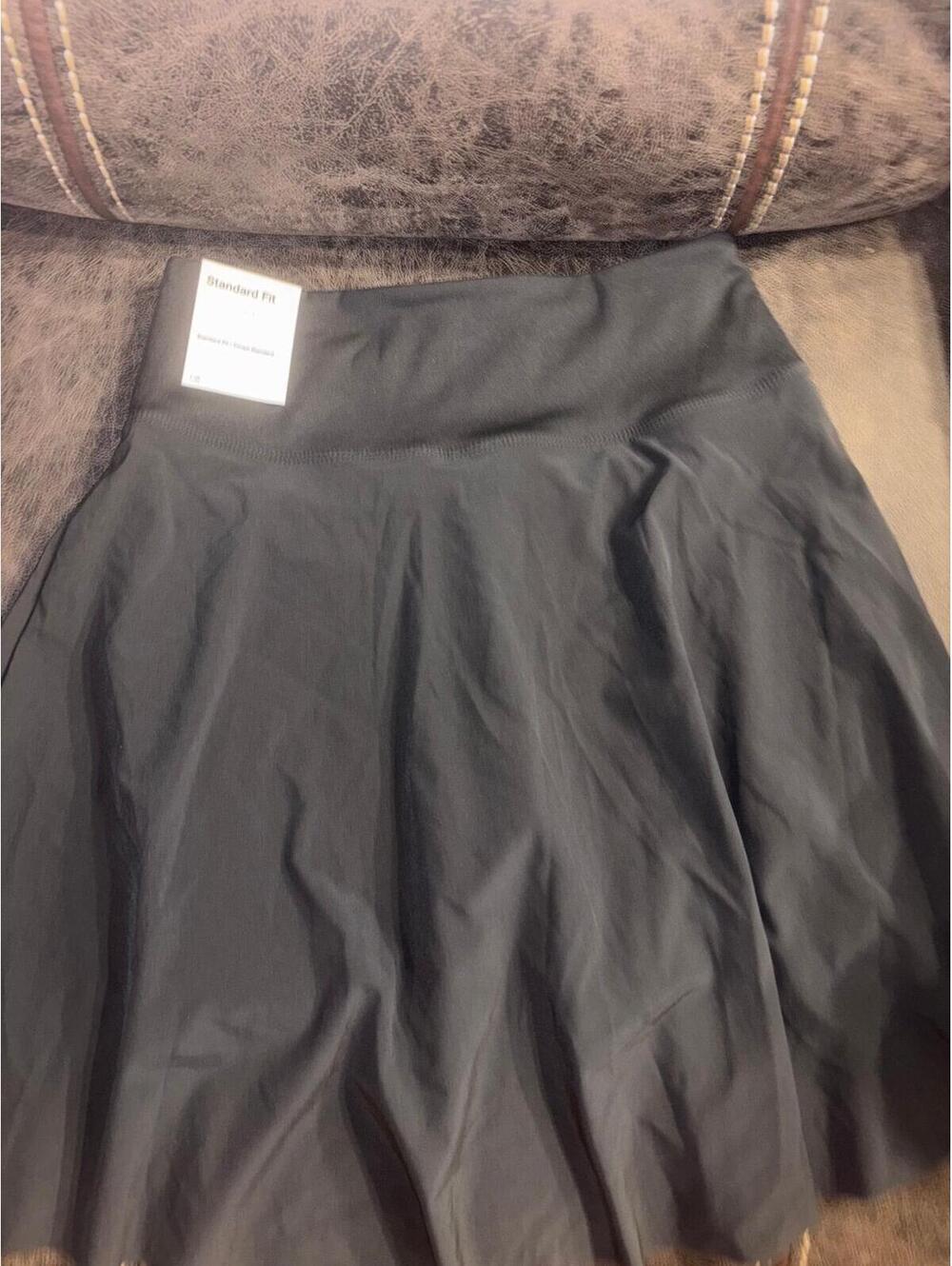 Nike Golf Dri-FIT Pleated Skort XS Black Athletic Tennis Skirt NWT - Picture 2 of 5